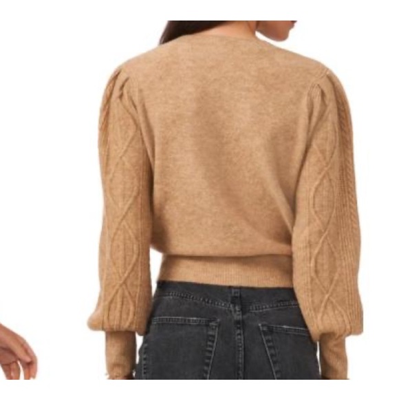 1. State Variegated Cables Sweater - Picture 2 of 2